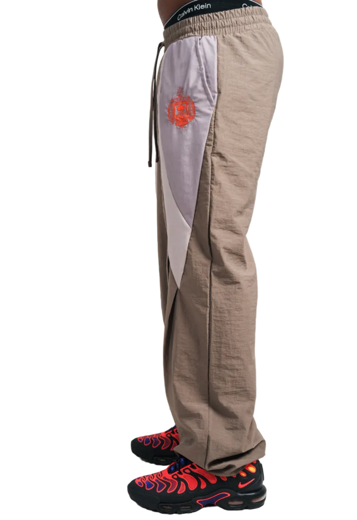00 Brown Uniform Track Pants