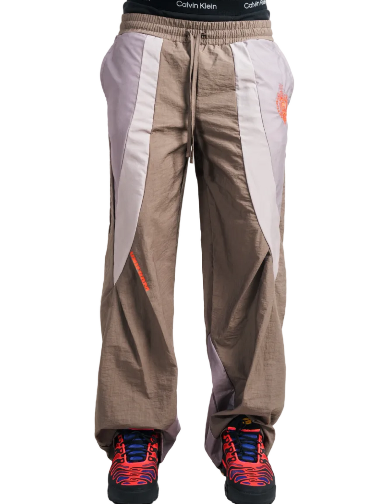 00 Brown Uniform Track Pants